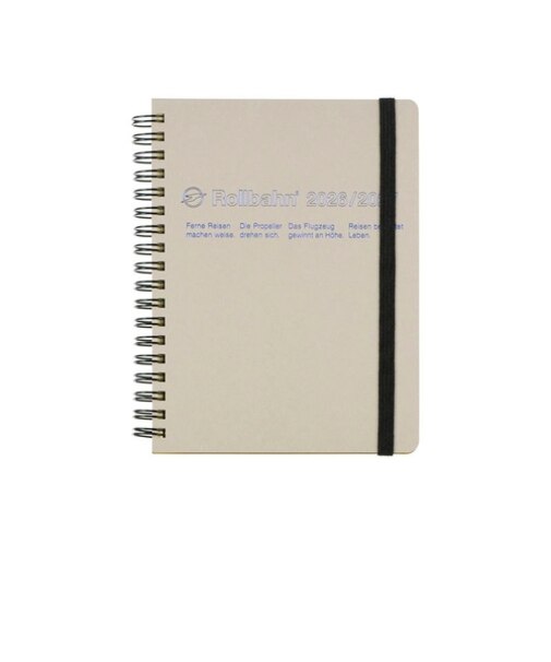 【2026年3月始まり】　デルフォニックス（DELFONICS）　ロルバーンダイアリー　オム　L　マンスリーブロック　360014_811　ライトグレー　月曜始