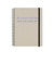 【2026年3月始まり】　デルフォニックス（DELFONICS）　ロルバーンダイアリー　オム　A5　マンスリーブロック　360015_811　ライトグレー　月曜