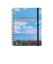 【2026年3月始まり】　デルフォニックス（DELFONICS）　ロルバーンダイアリー　フィルム　A5　マンスリーブロック　360035_972　C　月曜始まり