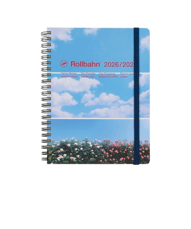 【2026年3月始まり】　デルフォニックス（DELFONICS）　ロルバーンダイアリー　フィルム　A5　マンスリーブロック　360035_972　C　月曜始まり