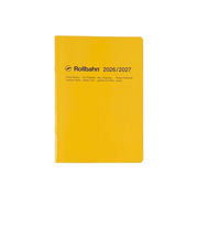 【2026年3月始まり】　デルフォニックス（DELFONICS）　ロルバーンノートダイアリー　B6　マンスリーブロック　360046_184　イエロー　月曜始ま