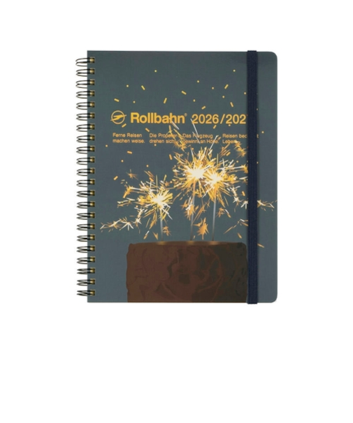 【2026年3月始まり】　デルフォニックス（DELFONICS）　ロルバーンダイアリー　ヤミー　A5　マンスリーブロック　360021_973　D　月曜始まり