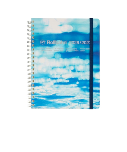 【2026年3月始まり】　デルフォニックス（DELFONICS）　ロルバーンダイアリー　アクア　A5　マンスリーブロック　360038_970　A　月曜始まり