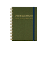 【2026年3月始まり】　デルフォニックス（DELFONICS）　ロルバーンダイアリー　オム　A5　マンスリーブロック　360015_228　オリーブ　月曜始ま