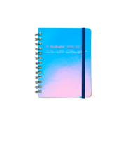 【2026年3月始まり】　デルフォニックス（DELFONICS）　ロルバーンダイアリー　メタリック　M　マンスリーブロック　360010_774　ポラライズ　月