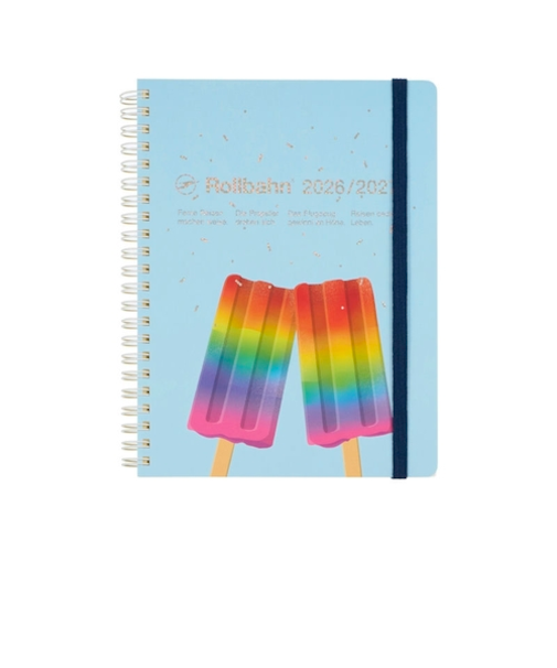 【2026年3月始まり】　デルフォニックス（DELFONICS）　ロルバーンダイアリー　ヤミー　A5　マンスリーブロック　360021_972　C　月曜始まり