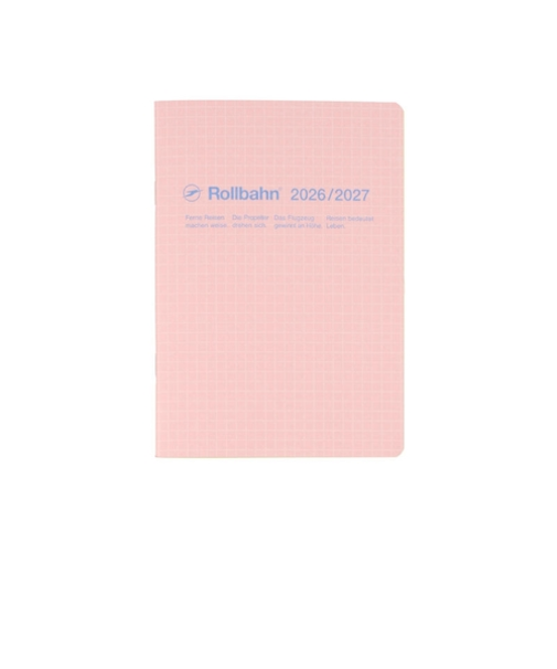 【2026年3月始まり】　デルフォニックス（DELFONICS）　ロルバーンノートダイアリー　スコラ　B6　マンスリーブロック　360050_561　ライトピン