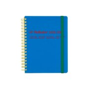 【2026年3月始まり】　デルフォニックス（DELFONICS）　ロルバーンダイアリー　ビボ　L　マンスリーブロック　360017_424　ブルー　月曜始まり