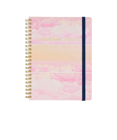 【2026年3月始まり】　デルフォニックス（DELFONICS）　ロルバーンダイアリー　フィルム　A5　マンスリーブロック　360035_971　B　月曜始まり