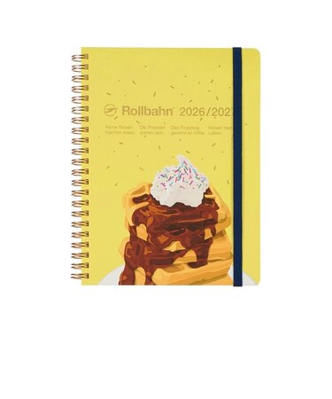 【2026年3月始まり】　デルフォニックス（DELFONICS）　ロルバーンダイアリー　ヤミー　A5　マンスリーブロック　360021_971　B　月曜始まり