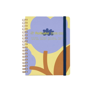 【2026年3月始まり】　デルフォニックス（DELFONICS）　ロルバーンダイアリー　フラワー　L　マンスリーブロック　360028_972　C　月曜始まり