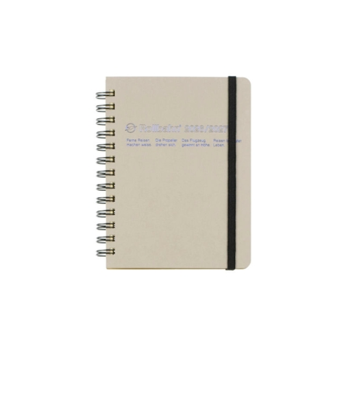 【2026年3月始まり】　デルフォニックス（DELFONICS）　ロルバーンダイアリー　オム　M　マンスリーブロック　360013_811　ライトグレー　月曜始