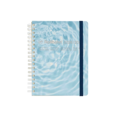 【2026年3月始まり】　デルフォニックス（DELFONICS）　ロルバーンダイアリー　アクア　L　マンスリーブロック　360037_971　B　月曜始まり