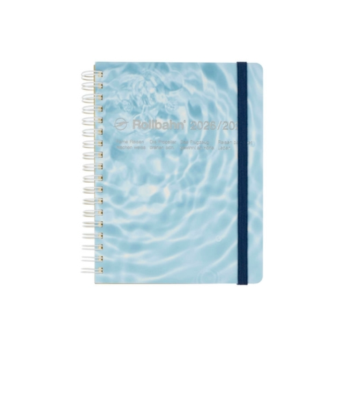 【2026年3月始まり】　デルフォニックス（DELFONICS）　ロルバーンダイアリー　アクア　L　マンスリーブロック　360037_971　B　月曜始まり