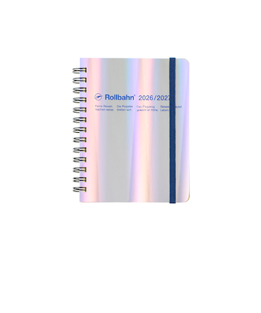 【2026年3月始まり】　デルフォニックス（DELFONICS）　ロルバーンダイアリー　メタリック　M　マンスリーブロック　360010_909　ホログラム　月