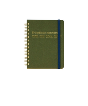 【2026年3月始まり】　デルフォニックス（DELFONICS）　ロルバーンダイアリー　オム　M　マンスリーブロック　360013_228　オリーブ　月曜始まり