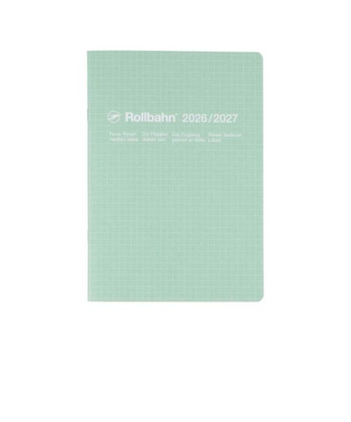 【2026年3月始まり】　デルフォニックス（DELFONICS）　ロルバーンノートダイアリー　スコラ　A5　マンスリーブロック　360051_281　ミント　月