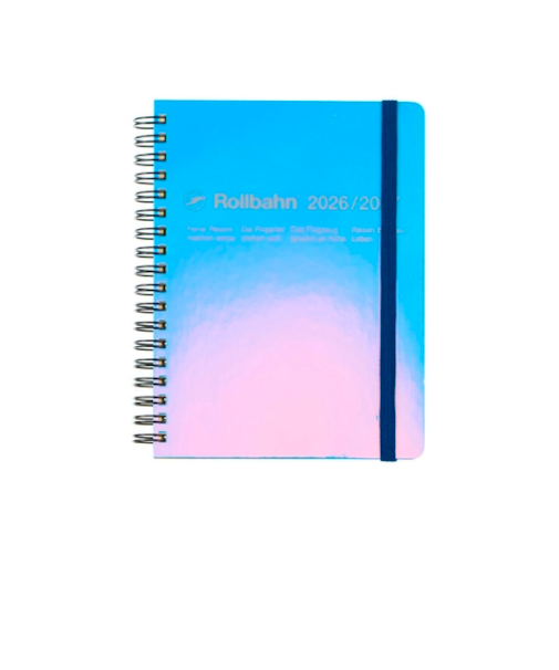 【2026年3月始まり】　デルフォニックス（DELFONICS）　ロルバーンダイアリー　メタリック　L　マンスリーブロック　360011_774　ポラライズ　月