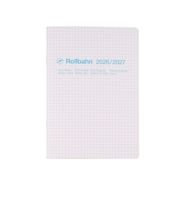 【2026年3月始まり】　デルフォニックス（DELFONICS）　ロルバーンノートダイアリー　スコラ　A5　マンスリーブロック　360051_100　ホワイト　