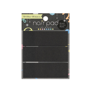 ナカバヤシ　ノアールパッド（noir　pad）　黒付箋　FST-007-3　3ピース