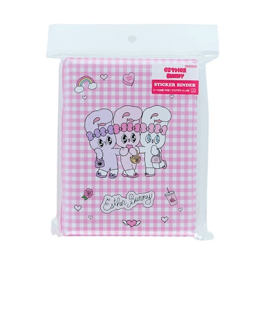 サンスター文具　シールバインダー　AfterSchoolコレクション　エスターバニー　チェック