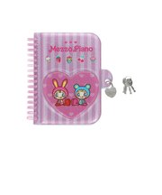 サンスター文具　鍵付きノート　AfterSchoolコレクション　ナルミヤ　メゾピアノジュニア
