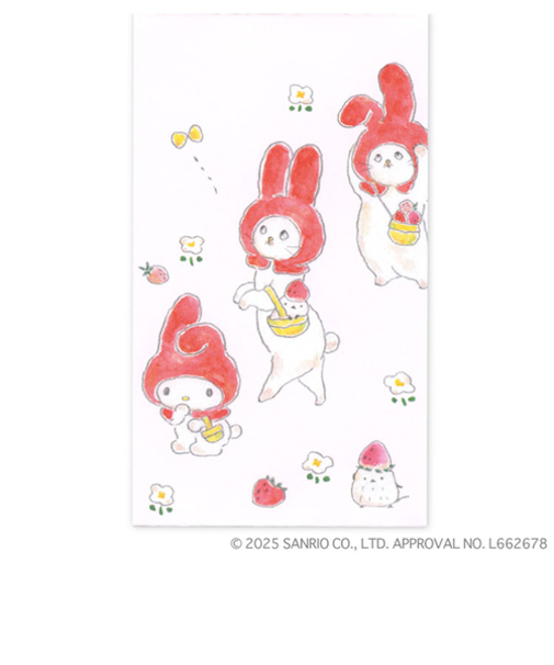 アクティブコーポレーション　トコロコムギ×サンリオコラボ　ぽち袋　M01-APM-342　マイメロディ