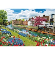 ビバリー　カンタベリー　花咲く小道　1000M-018　1000マイクロピース