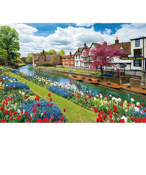 ビバリー　カンタベリー　花咲く小道　1000M-018　1000マイクロピース