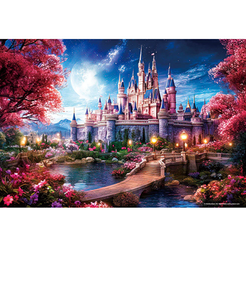 ビバリー　月に輝く庭　500S-018　500スモールピース