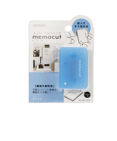 クツワ（KUTSUWA）　メモカットクリップ　CC100BL　ブルー