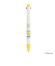 クツワ（KUTSUWA）　ミッフィー　3色ボールペン　0.7mm　MF977D　イエロー