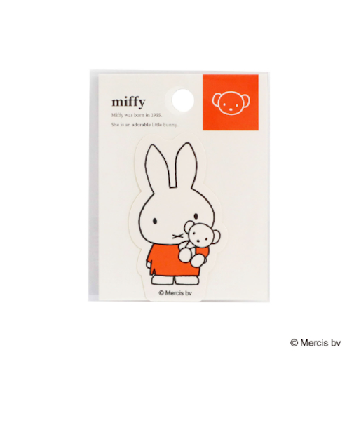 クツワ（KUTSUWA）　ミッフィー　ステッカー　MF978B　オレンジ