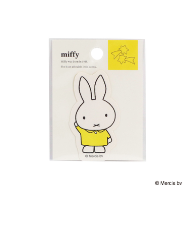 クツワ（KUTSUWA）　ミッフィー　ステッカー　MF978D　イエロー