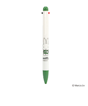クツワ（KUTSUWA）　ミッフィー　3色ボールペン　0.7mm　MF977C　グリーン