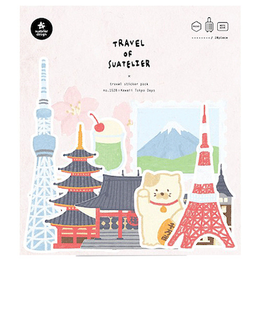 S＆C　スワテリエ　ステッカー　Tokyo　travel　diary