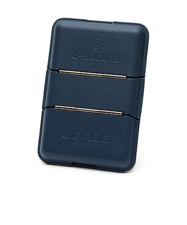ゴルベ（GORBE）　c-secure　MagSafeウォレット　ブルー
