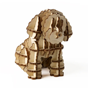 エーゾーン（Azone）　Wooden　Art　ki-gu-mi　トイプードル