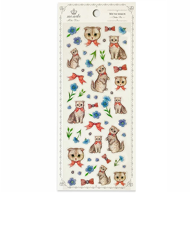 クローズ・ピン　たけいみき　mondo　クリアシール　US-15745　マンチカン