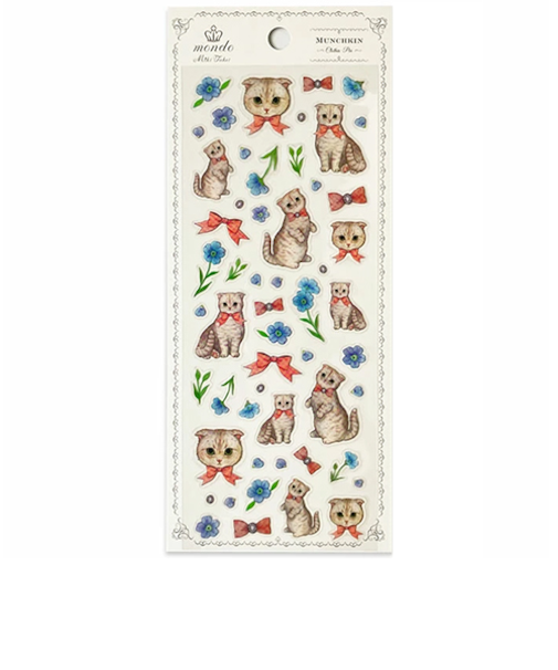 クローズ・ピン　たけいみき　mondo　クリアシール　US-15745　マンチカン