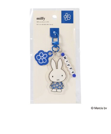 クツワ（KUTSUWA）　ミッフィー　キーホルダー　MF983A　ブルー