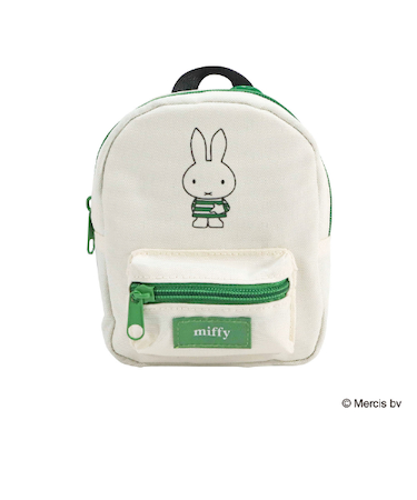 クツワ（KUTSUWA）　ミッフィー　リュック型ミニポーチ　グリーン　MF986C