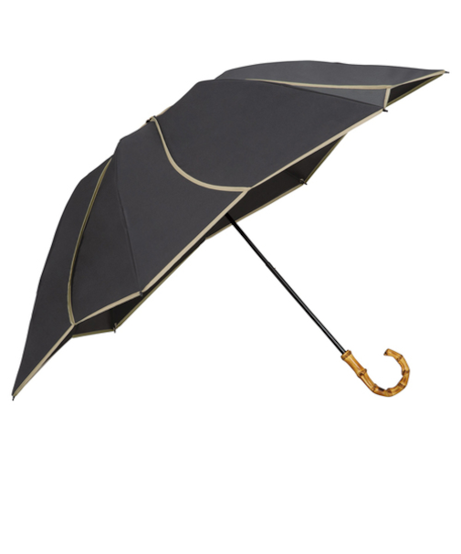 ダブリュピーシー（Wpc.）　ウーボ（UVO）　3段折りたたみ　フローラル　ブラック