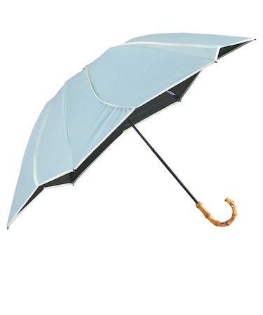 ダブリュピーシー（Wpc.）　ウーボ（UVO）　3段折りたたみ　フローラル　サックス