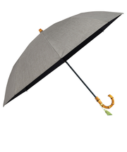 ダブリュピーシー（Wpc.）　ウーボ（UVO）　2段折りたたみ　無地タッセル　グレー