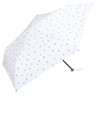 ダブリュピーシー（Wpc.）　遮光軽量　水彩ハート　ミニ　オフ