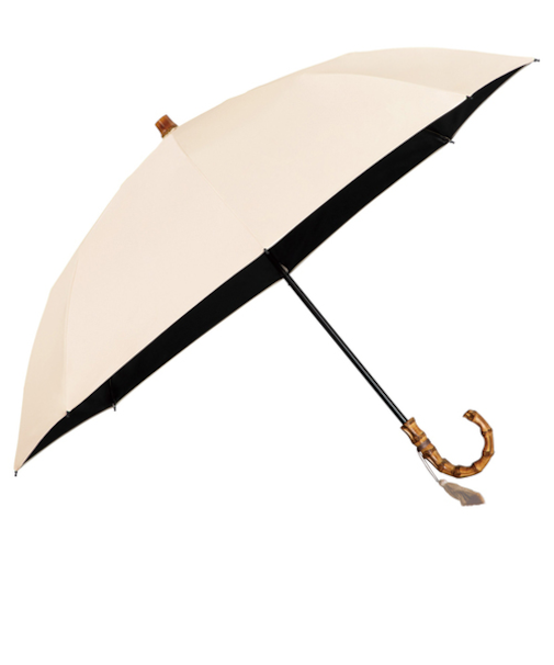 ダブリュピーシー（Wpc.）　ウーボ（UVO）　2段折りたたみ　無地タッセル　ベージュ