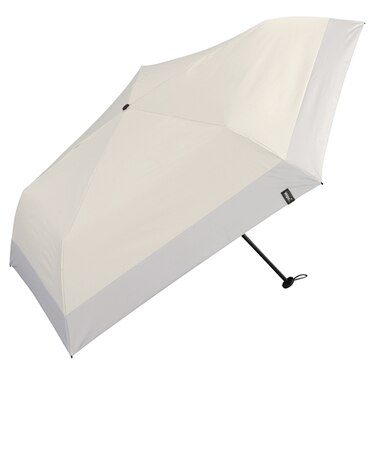 ダブリュピーシー（Wpc.）　遮光エアライトパラソル　ユニセックス　55cm　オフ×ライトグレー