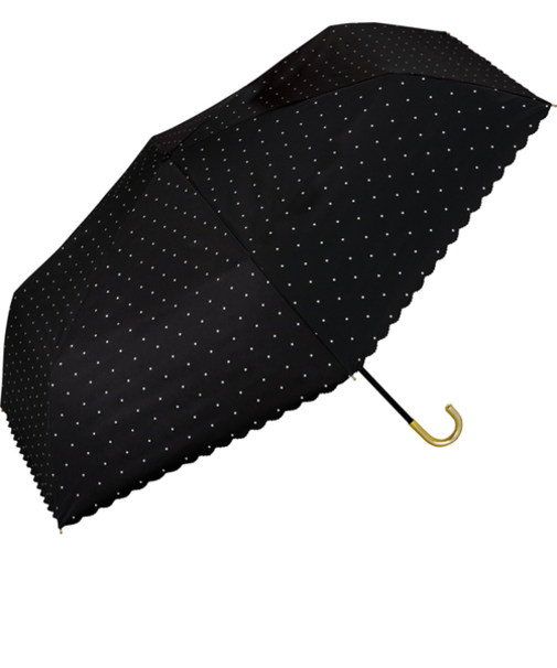 ダブリュピーシー（Wpc.）　遮光ドットフラワーポイント　ミニ　ブラック