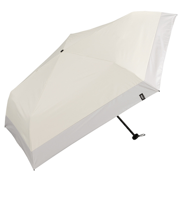 ダブリュピーシー（Wpc.）　遮光エアライトパラソル　ユニセックス　60cm　オフ×ライトグレー